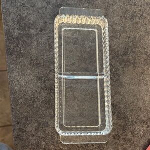 Clear Rectangular Plastic Tray